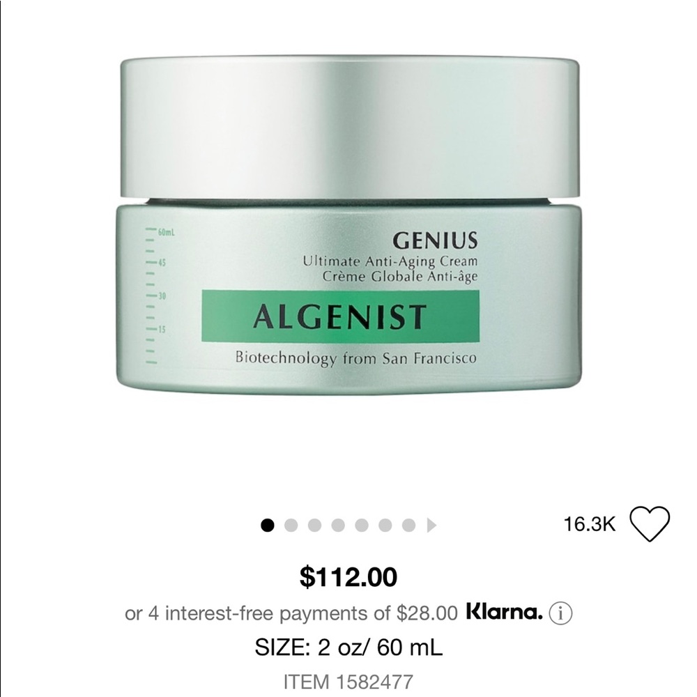 ALGENIST
GENIUS Ultimate Anti-Aging Cream